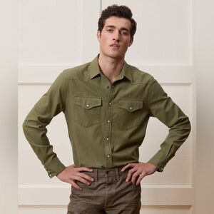 NWT Todd Snyder NashvillePearl Snap Shirt Mens Large